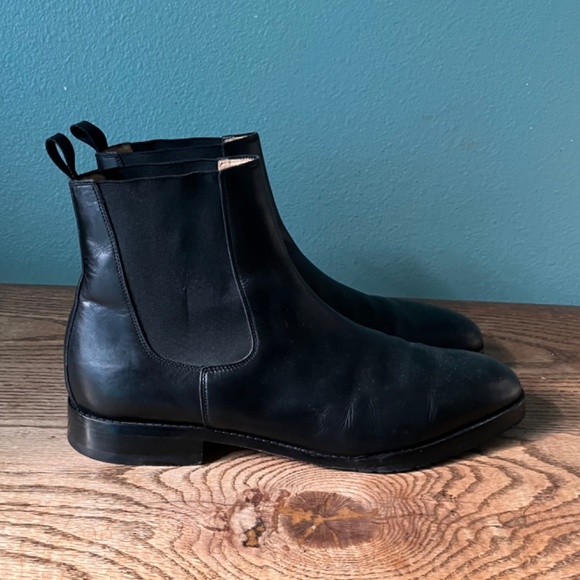 3DM Lifestyle Mens Black Leather Chelsea Boot UK Size 10 Men's US Size 11 - Picture 4 of 14